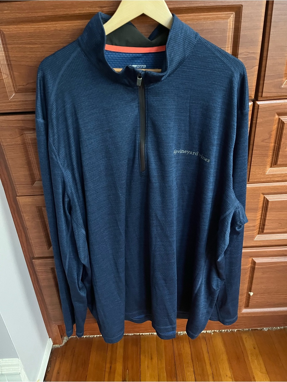 Vineyard Vines Men's Dark Navy Half-Zip Performance Pullover